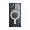 Raptic X-Doria Secure Apple iPhone 14 su MagSafe armored dėklas telefonui mėlynos spalvos