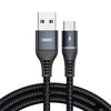 REMAX Colorful Light 2.4A duomenų perdavimo kabelis RC-152a (USB-Type C ): Spalva - Juoda
