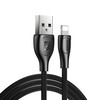 USB laidas Lightning Remax Lesu Pro, 2.1A, 1m (juodas)
