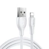 Duomenų kabelis REMAX RC-160i 2.1A USB-A į Lightning, 1m: Spalva - Balta