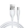 USB Micro Remax Lesu Pro laidas, 1m (baltas)