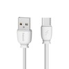 Remax Suji RC-134a USB / USB-C kabelis 2.1A 1M baltas