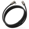 Ringkė 3.2 gen. 2x2 USB-C, PD 3.1 240W 2m kampinis laidas - juodas