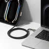 Ringkė 3.2 gen. 2x2 USB-C, PD 3.1 240W 2m kampinis laidas - juodas