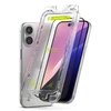 Ringke Easy Slide 2-pack apsauginis stiklas su juodos spalvos frame skirtas Apple iPhone 15 / 16
