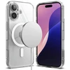 Apple iPhone 16 Ringke Fusion Magnetic MagSafe Clear dėklas telefonui skaidrus