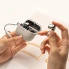 Samsung Galaxy Buds 3 / 3 Pro Ringke Onyx Magnetic MagSafe Warm dėklas ausinėms pilkos spalvos