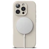 Dėklas Apple iPhone 16 Pro Ringke Silikoninis Magnetic MagSafe Stone kreminės spalvos