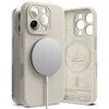 Dėklas Apple iPhone 16 Pro Ringke Silikoninis Magnetic MagSafe Stone kreminės spalvos