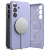 Ringke Silicone MagSafe dėklas skirtas Samsung Galaxy S25 - violetinės spalvos
