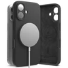 Dėklas Apple iPhone 16 Ringke Silikoninis Magnetic MagSafe juodos spalvos