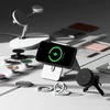 Dėklas Apple iPhone 16 Ringke Silikoninis Magnetic MagSafe juodos spalvos