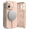 Ringke Silicone MagSafe iPhone 16 Pro dėklas - rožinės spalvos