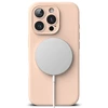 Ringke Silicone MagSafe iPhone 16 Pro dėklas - rožinės spalvos