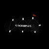 Rockbros 039BK bicycle frame bag 1 l with braid – juodos spalvos