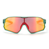 Rockbros 14110009002 polarized cycling glasses for children 8-14 metai old – žalias