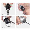 Rockbros 15-1BBK retro bicycle bell - juodas