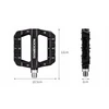 Rockbros 2017-12CBK Nylon Bicycle Pedal Set – juodos spalvos