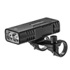 Rockbros 24310002001 bicycle light 850 lm with powerbank function + USB-C – USB-A cable – juodos spalvos