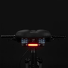 Rockbros 38218916002 MTB bicycle saddle + lamp - juodas