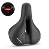Rockbros 38218916002 MTB bicycle saddle + lamp - juodas