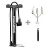 Rockbros A320 floor bicycle pompa – juodos spalvos