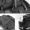 Rockbros A6-03BK krepšys dviračiui for trunk 35 l with fold-out pockets – juodos spalvos
