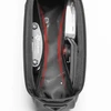 Rockbros B68 dviračio krepšys for armored frame with phone pocket and cover 1.7l – juodos spalvos