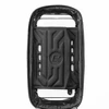 Rockbros B68 dviračio krepšys for armored frame with phone pocket and cover 1.7l – juodos spalvos