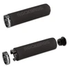 Rockbros BT1001BKBK sponge bicycle handlebar grips – juodos spalvos