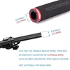 Rockbros BT1001BKRD sponge bicycle handlebar grips – juodos spalvos and red