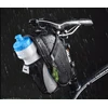 Rockbros C7-1 waterproof dviračio krepšys with saddle mounting 1.5l – juodos spalvos