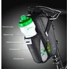 Rockbros C7-1 waterproof dviračio krepšys with saddle mounting 1.5l – juodos spalvos