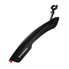 Rockbros DNB8001 mudguard with red LED light – juodos spalvos