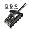 Rockbros GJ1601 16-in-1 multi-tool for bicycle repair – juodas