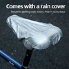 Rockbros LF044R saddle cover + rain cover – juodos spalvos and red