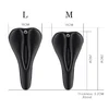 Rockbros LF047-B silicone gel bicycle seat cover dydis L – juodos spalvos