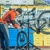 Roborock Stojak serwisowy Rockbros MP-02 do rowerów su pokrętłami podłogowy - juoda