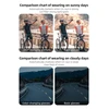 Rockbros fotochrominiai dviratininko akiniai su UV apsauga ir korekciniu įdėklu – Juodas