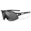 Rockbros Polarized dviratininko akiniai su UV apsauga ir Corrective Insert 14120008006 pilkos spalvos Lenses – juodos spalvos