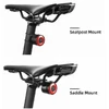 Rockbros Q3 Rear Bike Light with Smart Stop System – juodos spalvos