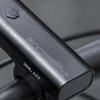 Rockbros RHL600 front bicycle light 600lm 2600mAh IPX6 – juodos spalvos
