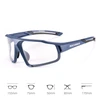 Rockbros SP216BL photochromic UV400 dviratininko akiniai – mėlynos spalvos