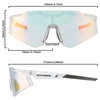 Rockbros SP291 photochromic UV400 dviratininko akiniai – baltos spalvos
