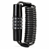 Rockbros T609 bicycle lock su 1.5 m combination – juodos spalvos