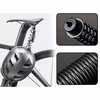 Rockbros T609 bicycle lock su 1.5 m combination – juodos spalvos