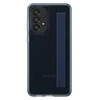Dėklas Samsung Galaxy A33 5G silikoninis dangtelis su plonu dirželiu Juodas
