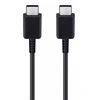 EP-DA905BBE Samsung USB-C/USB-C duomenų kabelis 3A 1m juodos spalvos (Bulk)