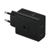 Samsung PD 50W Power Adapteris Duo (w/o cable) Type-Cx1, USBx1 (new) Juodas