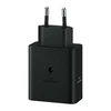 Samsung PD 50W Power Adapteris Duo (w/o cable) Type-Cx1, USBx1 (new) Juodas